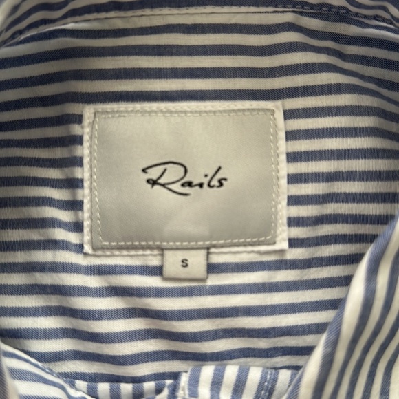 RAILS taylor broken hearts flocked shirt in broken hearts - Picture 7 of 9